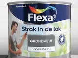 8x Flexa strak in de lak alkyd grondverf Wit - 500 ml - buiten - mat, Flexa, wit – foto 2 – kavel bij Onlineveilingmeester