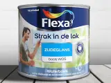 7x Strak in de lak acryl zijdeglans - 500 ml, Flexa, wit – foto 2 – kavel bij Onlineveilingmeester