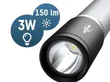 3x Zaklamp 150b 150 Lumen, Ansmann, zilver en zwart – foto 2 – kavel bij Onlineveilingmeester