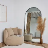2x Design spiegel met boog zwart 200x100 cm – foto 5 – kavel bij Onlineveilingmeester, Hoogeveen