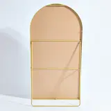 2x Staande Ovale Passpiegel – 160 x 80 cm – Staand & Hangend – Goud VIDI, Dali – foto 3 – kavel bij Onlineveilingmeester, Hoogeveen