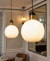 2x Luxe Grote Hanglamp met 3 Lampenkappen Ø25 cm VIDI, Luca Bella – foto 2 – kavel bij Onlineveilingmeester, Hoogeveen