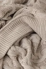 5x Plaid Taupe 130×170 cm – Zachte Woondeken VIDI, Sogno Avvolgente – foto 2 – kavel bij Onlineveilingmeester, Hoogeveen