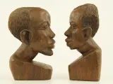 Set van 4 Afrikaanse houten beelden – foto 5 – kavel bij De Kringwinkel, Antwerpen