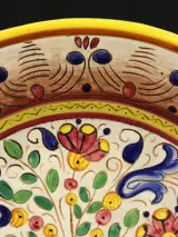 XL Italiaanse Majolica Sierschaal – Ars Deruta – 40 cm – foto 3 – kavel bij De Kringwinkel, Antwerpen