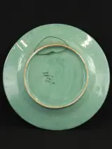 XL Italiaanse Majolica Sierschaal – Ars Deruta – 40 cm – foto 6 – kavel bij De Kringwinkel, Antwerpen