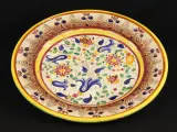 XL Italiaanse Majolica Sierschaal – Ars Deruta – 40 cm – foto 8 – kavel bij De Kringwinkel, Antwerpen