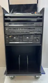 Technics stereotoren hifi audiorack meubel met platenspeler versterker cassettedeck – foto 7 – kavel bij De Kringwinkel, Waardamme