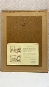 Ets Frans Vanderveken Maaseik Markt 1973 met certificaat in kader – foto 3 – kavel bij De Kringwinkel, Waardamme