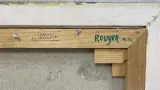 Schilderij Rouyer M.Th Cabanon Camargue olieverf op doek in kader – foto 4 – kavel bij De Kringwinkel, Waardamme