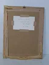 Originele Oost-Indische Inkttekening: "'t Rooms Couvent" te Brugge door François Verbeke (1977) – foto 3 – kavel bij De Kringwinkel, Waardamme