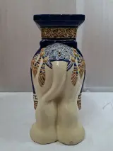 Vintage Chinees Keramisch Olifantenkrukje – Plantentafel & Bijzettafel – foto 5 – kavel bij De Kringwinkel, Oostkamp