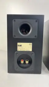 Luidsprekers ELAC 201 boekenplank stereoset Duits hifi audiopaar zwart – foto 4 – kavel bij De Kringwinkel, Waardamme