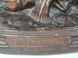 Romantisch Antiek Terracotta Beeld "Le Premier Amour" – Brons-Patine (ca. 1900) – foto 2 – kavel bij De Kringwinkel, Waardamme