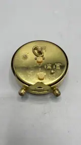 Mechanische wekker Europa 2 Jewels vintage messing tafelmodel – foto 2 – kavel bij De Kringwinkel, Oostkamp