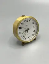 Mechanische wekker Europa 2 Jewels vintage messing tafelmodel – foto 4 – kavel bij De Kringwinkel, Oostkamp