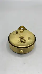 Mechanische wekker Europa 2 Jewels vintage messing tafelmodel – foto 6 – kavel bij De Kringwinkel, Oostkamp