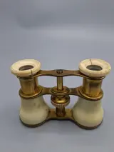 Prachtige Antieke Messing & Parelmoer/Ivoor-look Toneelkijker (ca. 1900) – Elegant Operaglas – foto 3 – kavel bij De Kringwinkel, Waardamme