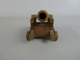 Miniatuur kanon op houten affuit – foto 2 – kavel bij De Kringwinkel, Diest