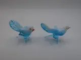 Set van twee vintage glazen miniatuurvogeltjes – foto 4 – kavel bij De Kringwinkel, Diest