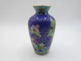 Chinees miniatuur cloisonné vaasje met bloemmotief – foto 3 – kavel bij De Kringwinkel, Diest
