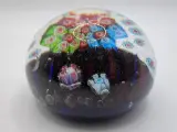 Vintage Murano millefiori glazen paperweight – foto 2 – kavel bij De Kringwinkel, Diest