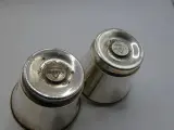 Vintage metalen peper- en zoutstel van V.D. Broek – foto 4 – kavel bij De Kringwinkel, Diest
