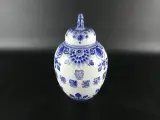 Blauw-witte Delfts aardewerk dekselvaas – foto 2 – kavel bij De Kringwinkel, Heverlee