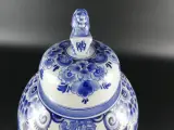 Blauw-witte Delfts aardewerk dekselvaas – foto 6 – kavel bij De Kringwinkel, Heverlee