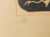 Expressionistische Houtsnede „Zwoegende Visser/Arbeider met Sloep” – Gesigneerd Vanhoy – foto 6 – kavel bij De Kringwinkel, Heverlee