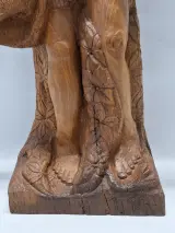 Uniek Houtsnijwerk Johannes de Doper (1995) - Adriaan Van Doorselaere – foto 12 – kavel bij De Kringwinkel, Gent