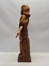 Uniek Houtsnijwerk Johannes de Doper (1995) - Adriaan Van Doorselaere – foto 3 – kavel bij De Kringwinkel, Gent