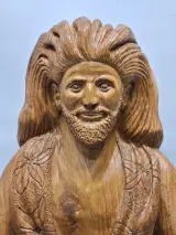 Uniek Houtsnijwerk Johannes de Doper (1995) - Adriaan Van Doorselaere – foto 4 – kavel bij De Kringwinkel, Gent