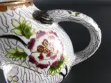 Chinese Cloisonné Theepot – Zittende Kat met bloemenmotief – foto 14 – kavel bij De Kringwinkel, Heverlee