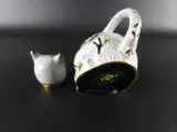 Chinese Cloisonné Theepot – Zittende Kat met bloemenmotief – foto 8 – kavel bij De Kringwinkel, Heverlee