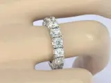 Exclusieve witgouden alliance ring met diamanten – foto 2 – kavel bij Onlineveilingmeester