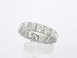 Exclusieve witgouden alliance ring met diamanten – foto 4 – kavel bij Onlineveilingmeester