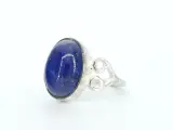 Zilveren sterling ring met blauwe edelsteen – foto 3 – kavel bij Onlineveilingmeester