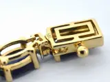 Geelgouden collier met diamanten en saffier – foto 8 – kavel bij Onlineveilingmeester