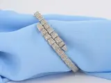 Witgouden armband van serpent model met natuurlijke diamanten – foto 2 – kavel bij Onlineveilingmeester