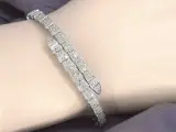 Witgouden armband van serpent model met natuurlijke diamanten – foto 3 – kavel bij Onlineveilingmeester
