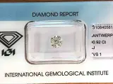Diamant - 0.92 carat natuurlijke "Star of Amsterdam" diamant (gecertificeerd) – foto 2 – kavel bij Onlineveilingmeester