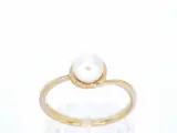 Gouden ring met diamanten en een parel – foto 6 – kavel bij Onlineveilingmeester