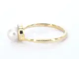 Gouden ring met diamanten en een parel – foto 9 – kavel bij Onlineveilingmeester