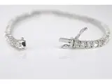 Witgouden armband vol met briljant geslepen diamanten 5.40 carat – foto 4 – kavel bij Onlineveilingmeester