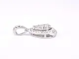 Witgouden hanger met diamanten pear shape, excl. ketting – foto 5 – kavel bij Onlineveilingmeester