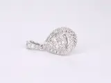 Witgouden hanger met diamanten pear shape, excl. ketting – foto 6 – kavel bij Onlineveilingmeester