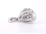 Witgouden hanger met diamanten pear shape, excl. ketting – foto 7 – kavel bij Onlineveilingmeester