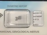 Diamant - 0.37 carat natuurlijke diamant (gecertificeerd) – foto 3 – kavel bij Onlineveilingmeester