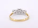 Gouden ring met drie chatons van diamanten 0.75 carat – foto 7 – kavel bij Onlineveilingmeester